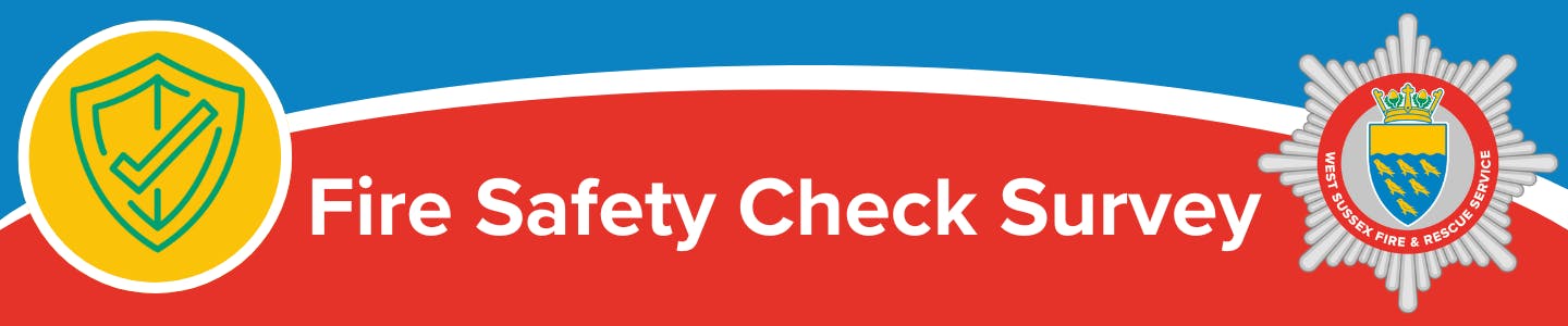 Fire Safety Check Survey with logos