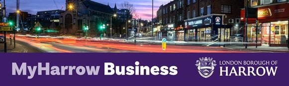 MyHarrow Business Newsletter top banner