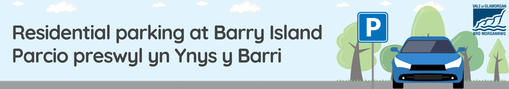 Residential parking at Barry Island
