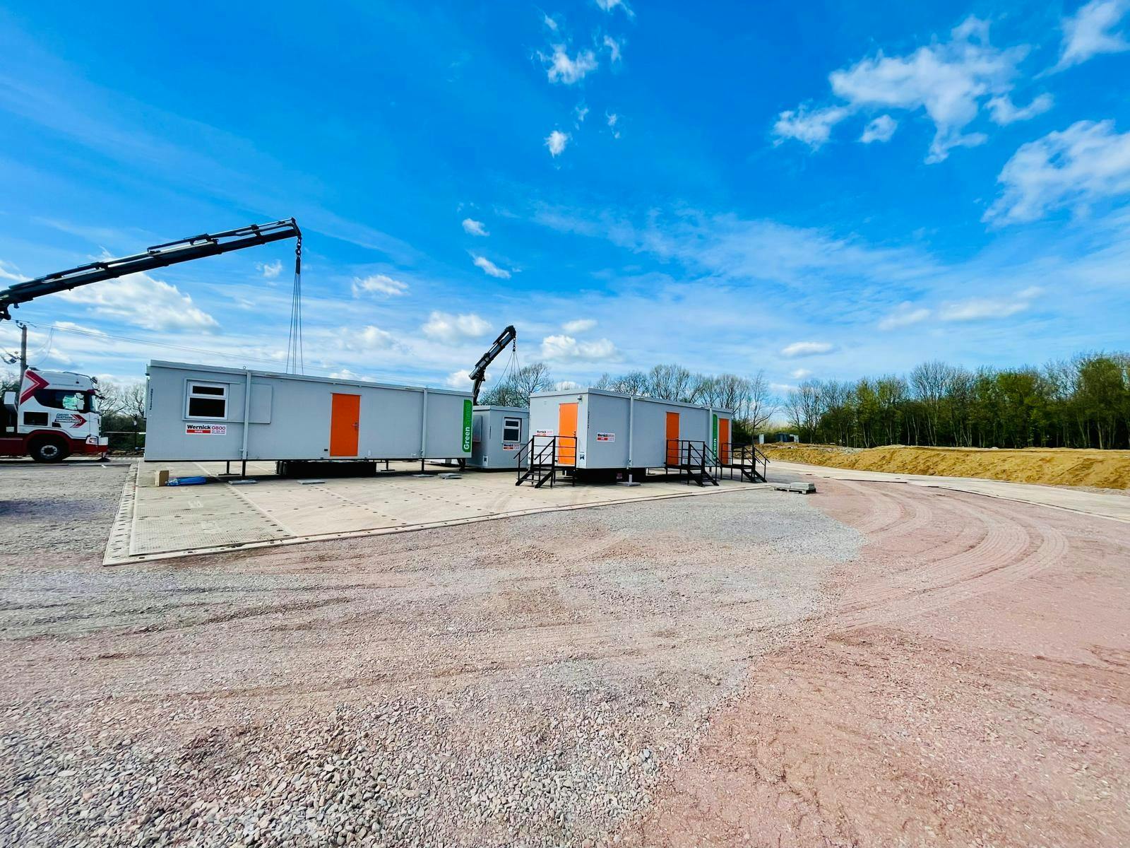 Site welfare cabins delivered March 2026