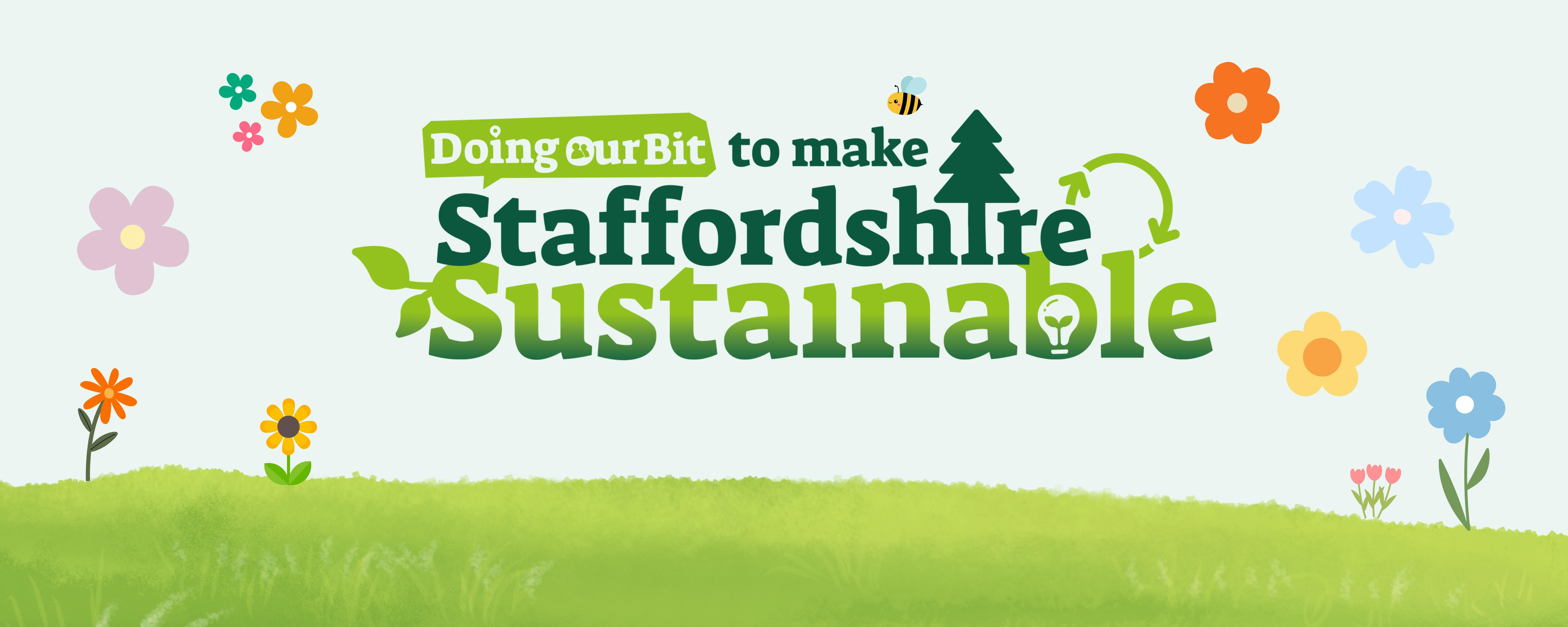 doing out bit to make staffordshire sustanable 