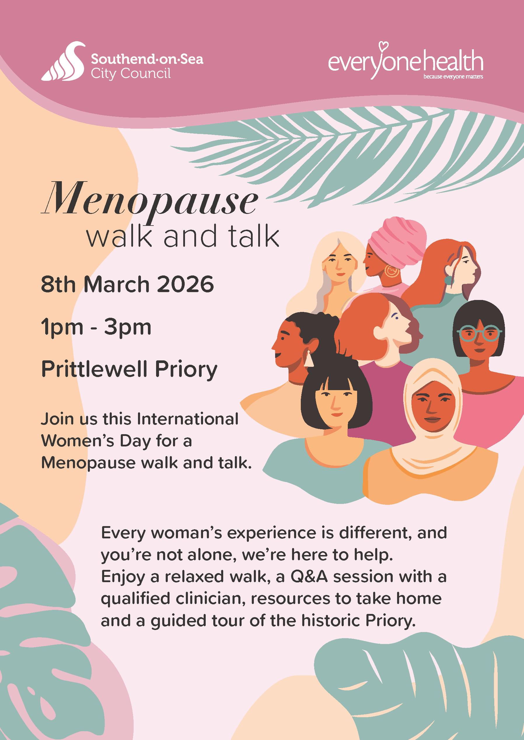 Menopause Walk and Talk - 8th March 2026