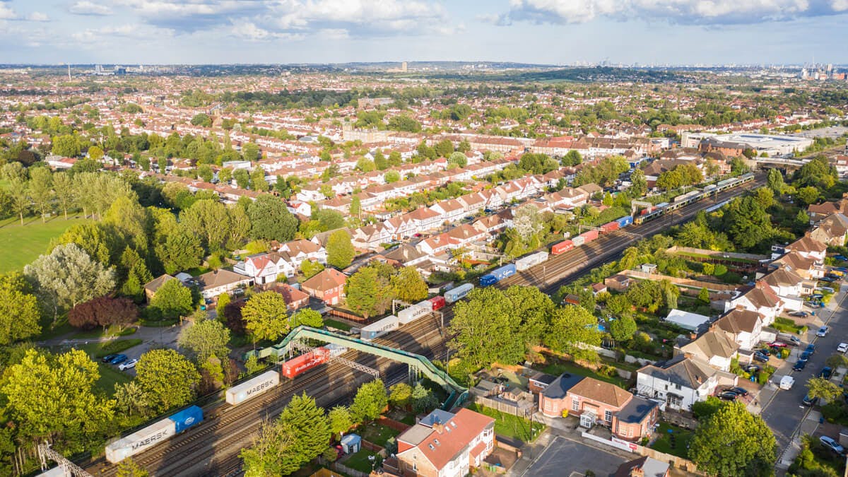 Aerial  view over Kenton