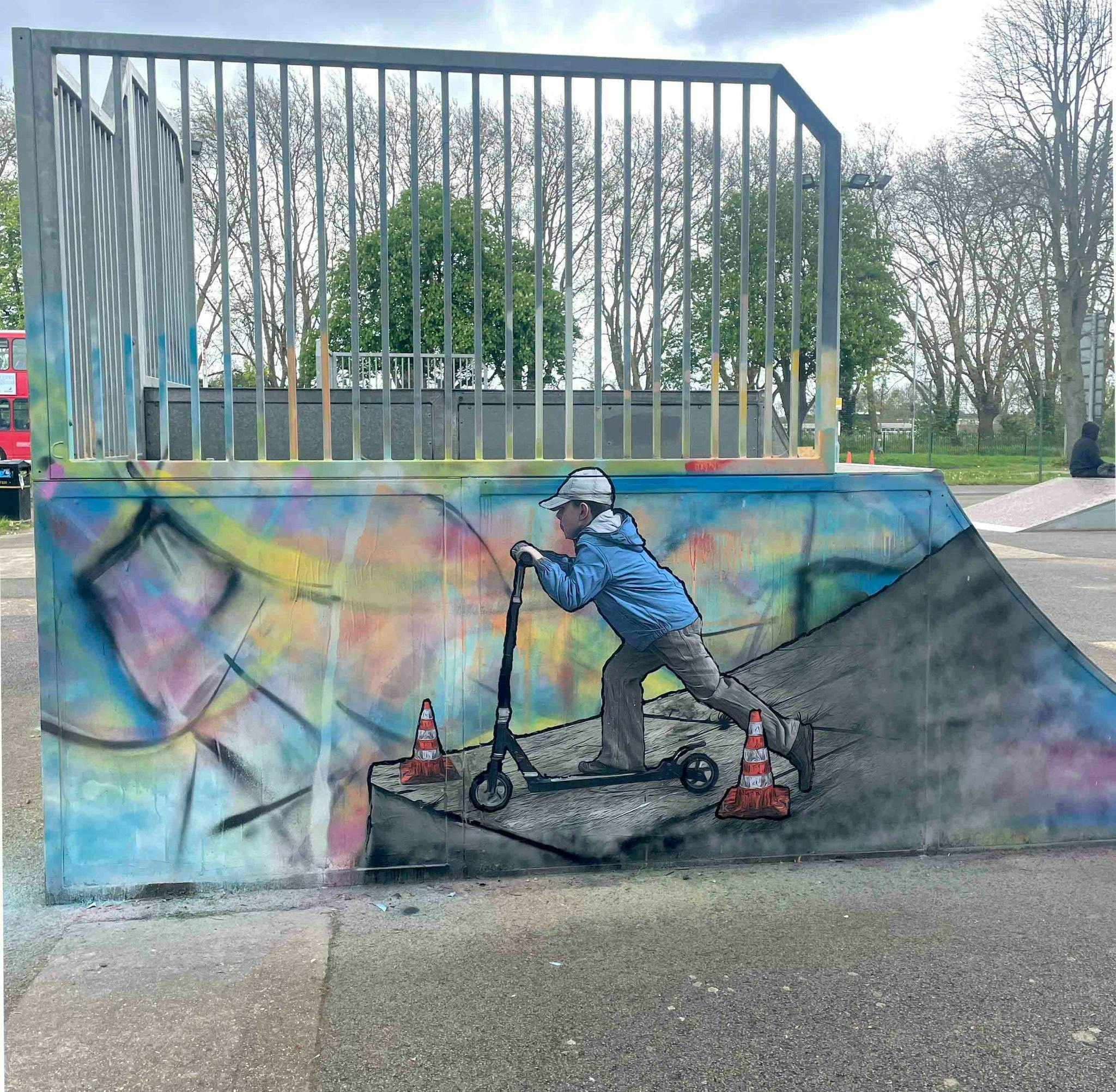 Shay Press_A10 Skate Park Mural