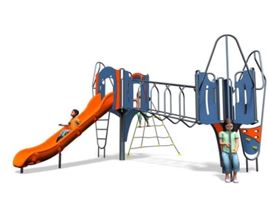 A single, large, unit offering a range of play activities.