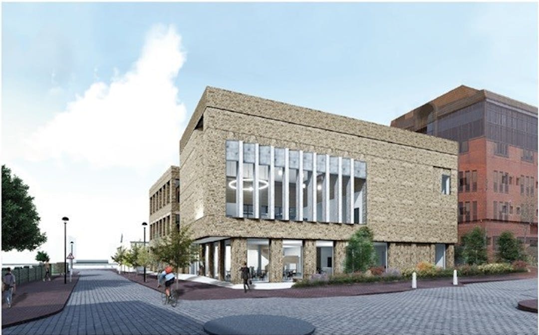 Artists Impression of the civic offices extension