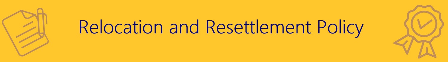 relocation and resettlement policy