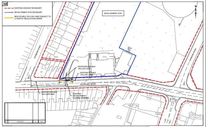 Boundary Road site plan