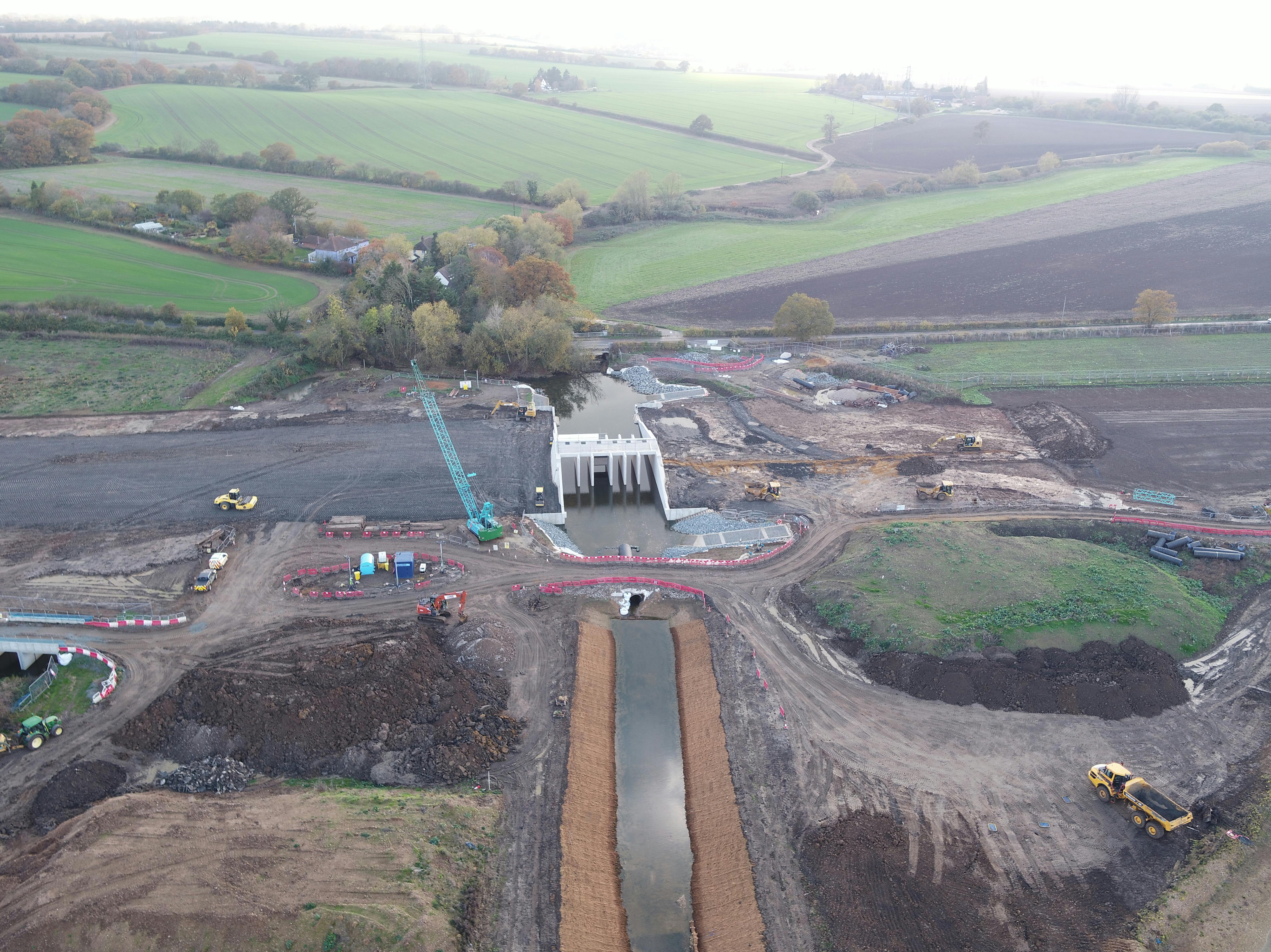 17. Aerial photo of Control Structure - 07.11.2025