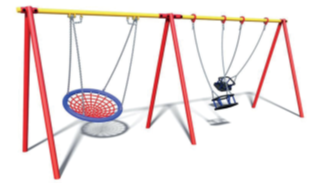 Cradle and basket swings