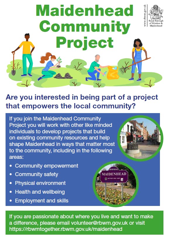 Get involved with our Maidenhead community project