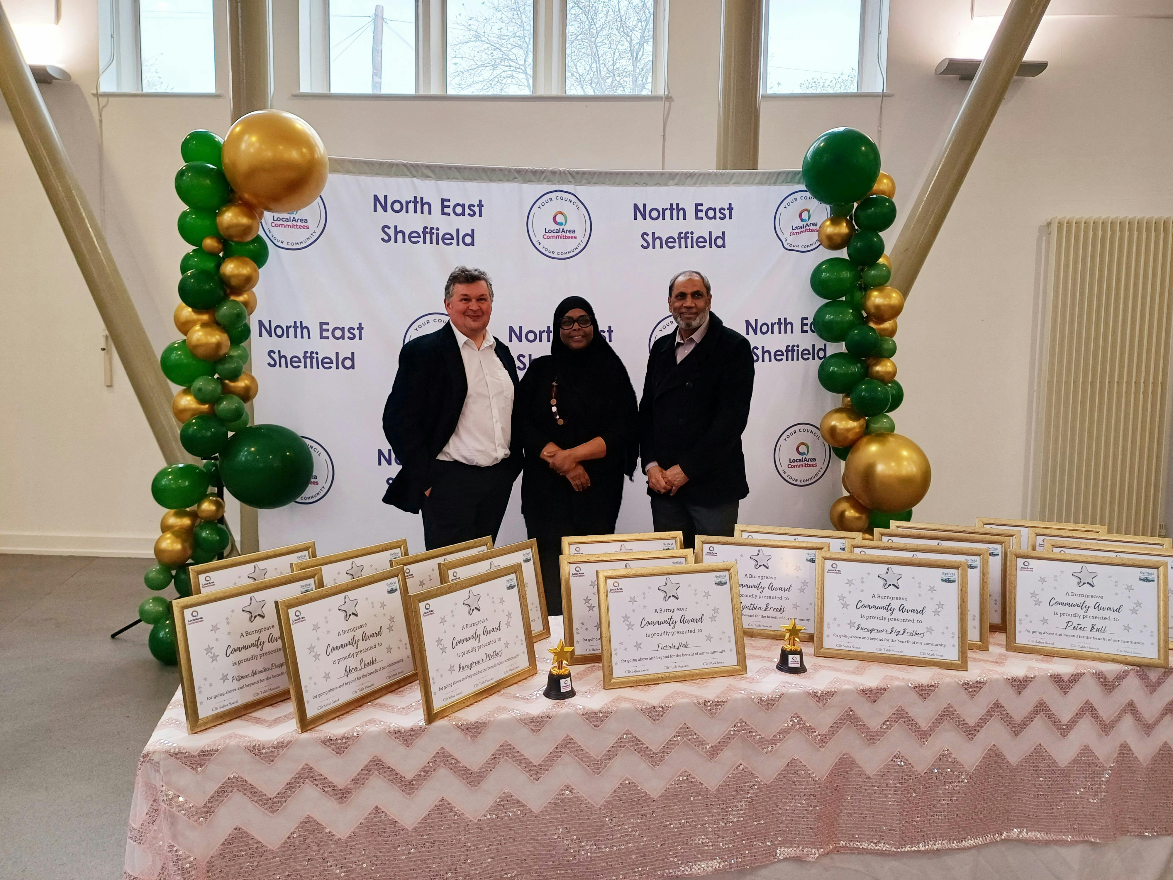 Local Councillors at the Burngreave Awards