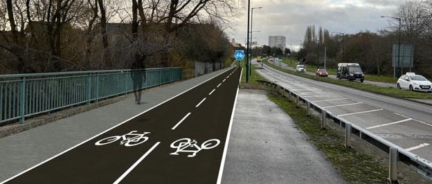 Moorend Avenue - Proposed layout