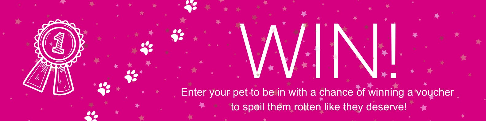 Huge congratulations to Paul from Stowmarket and his pet Minnie, who have won a £50 voucher!