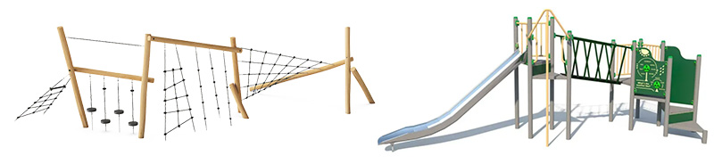 Agility Trail - A medium sized unit, together with an agility trail or obstacle course