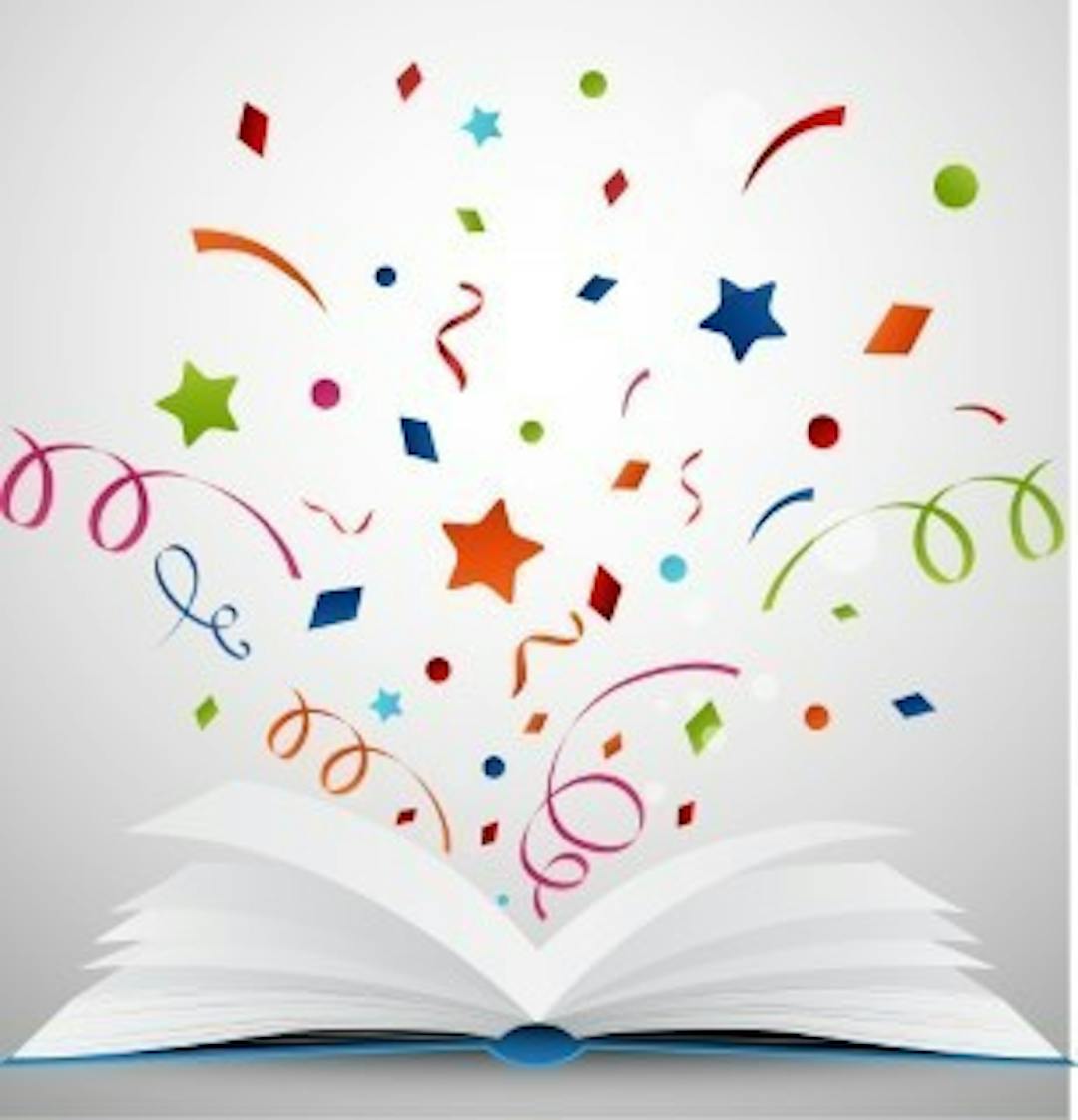 Book and party symbols
