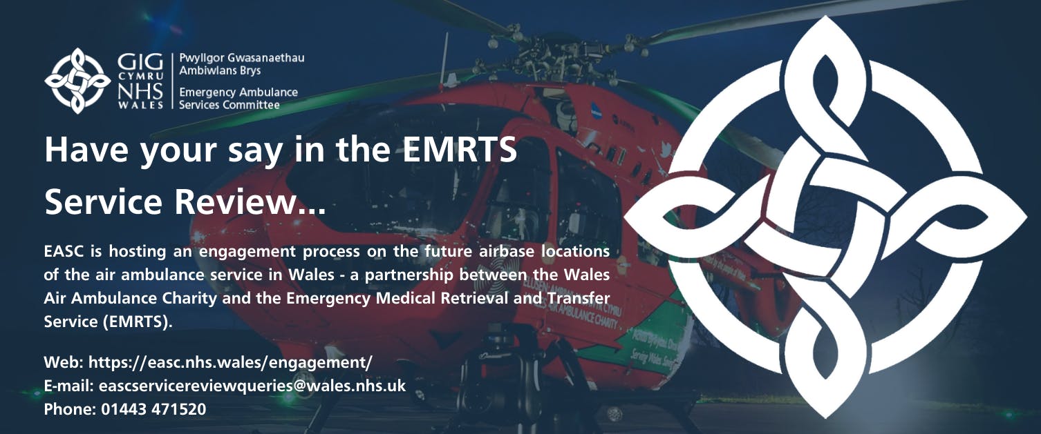 An image containing information about the EMRTS Service Review