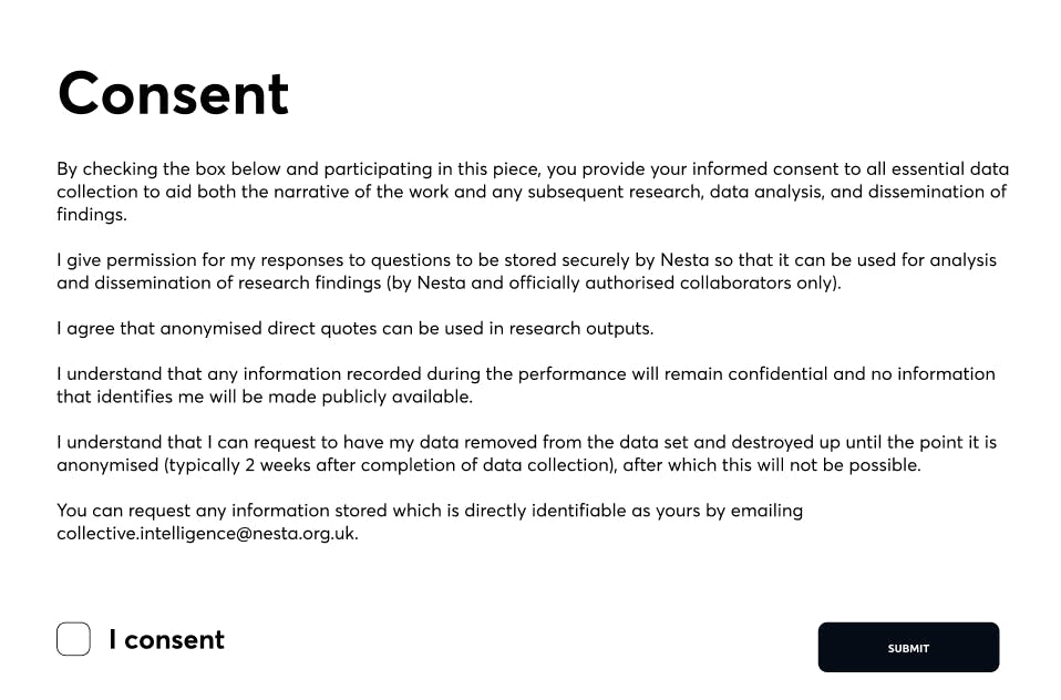 Our Consent Form