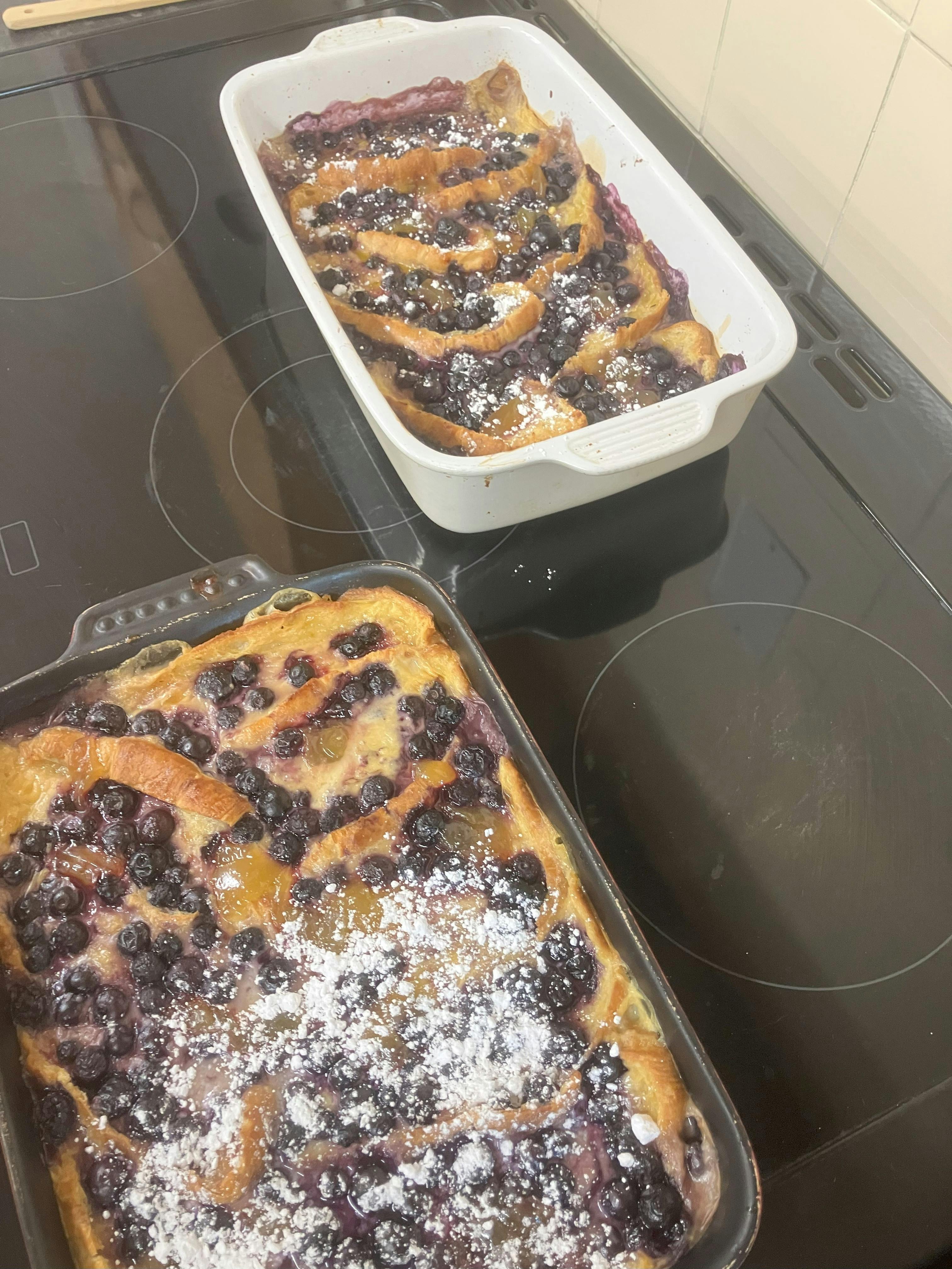 Blueberry & lemon Croissant bake 23.7.25