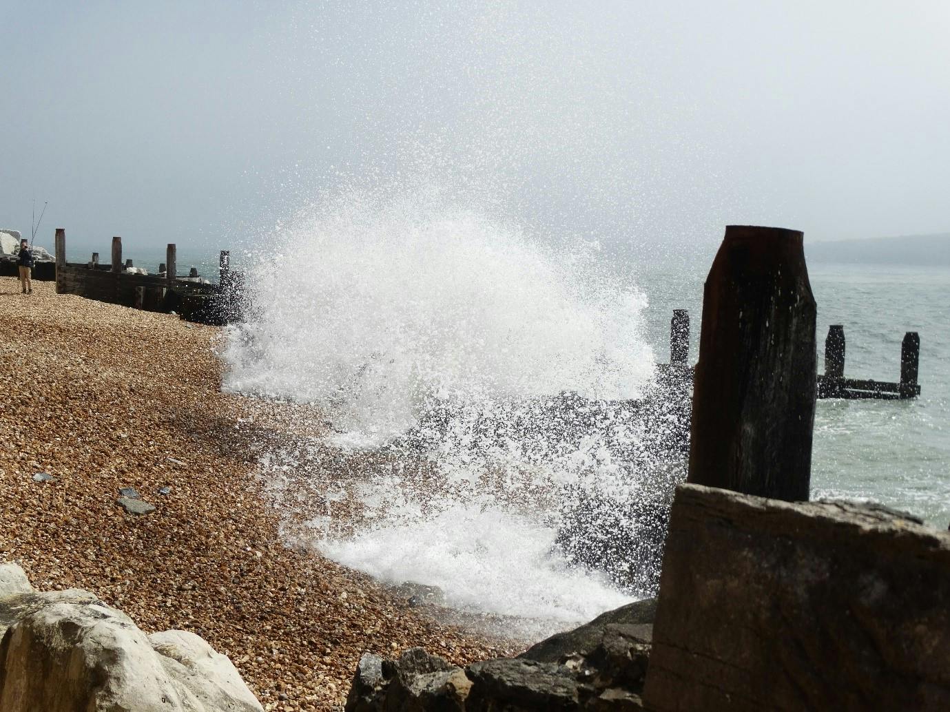 From the back Hurst Castle, Hurst Spit June 2022 (Source: Environment Agency)