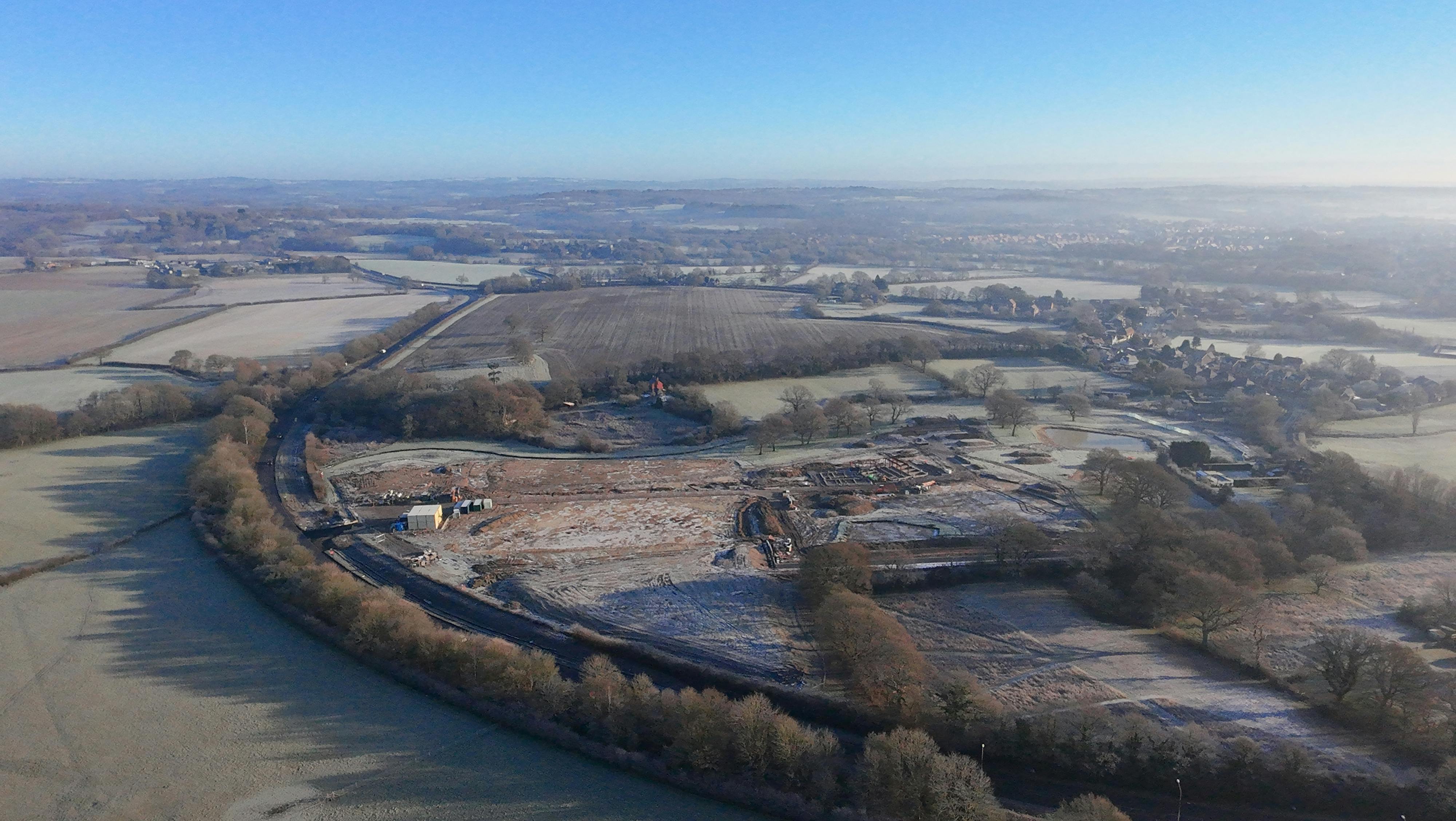 Aerial view of site (2) - January 2025