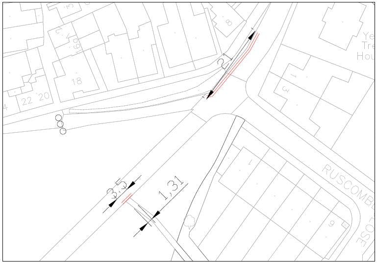 Scheme Plan - Victoria Road, Southborough