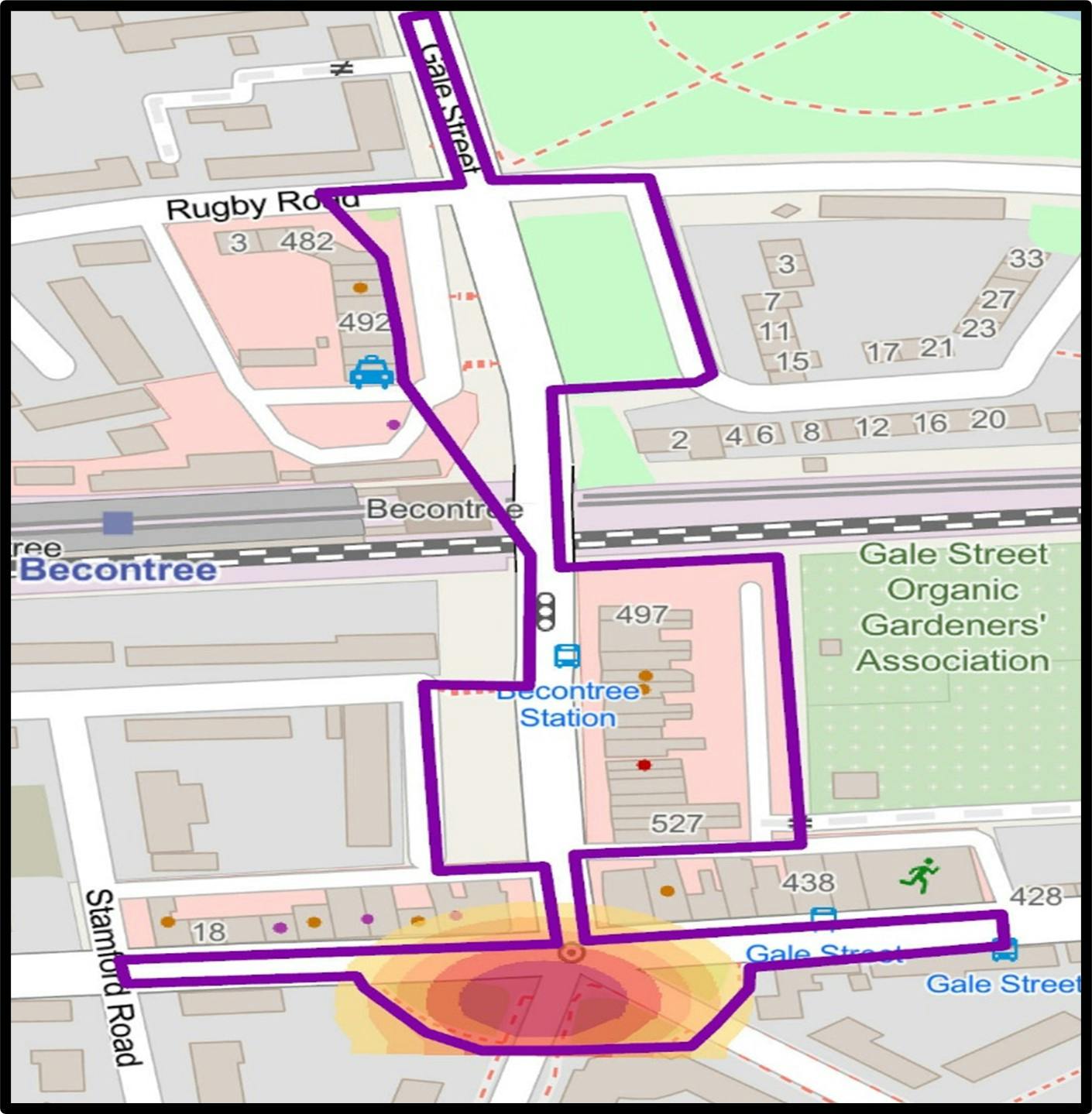 PSPO map - Gale Street