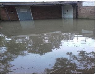 June 2016 flooding - Kings College Rd.JPG