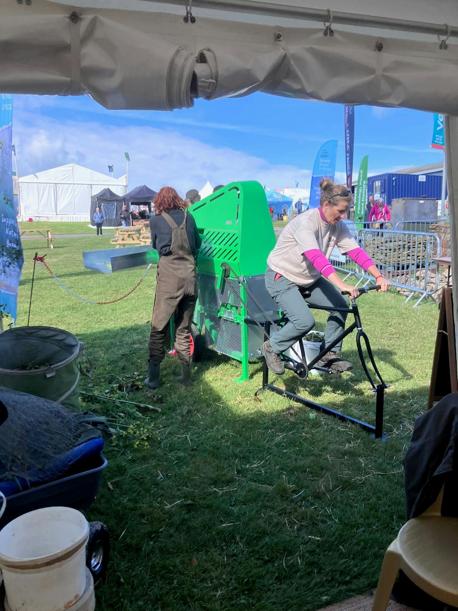 RCS Hub view to pedal powered woodchipper from Hub (Veryan Jones).jpg