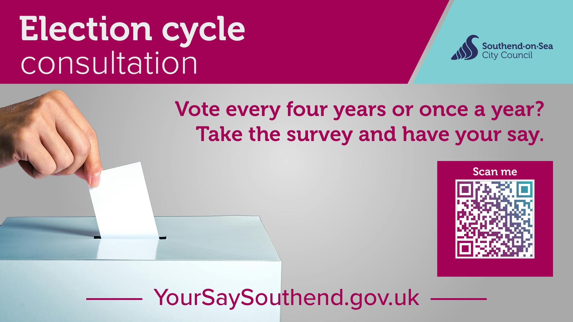 Election Cycle Consultation Poster & QR Code