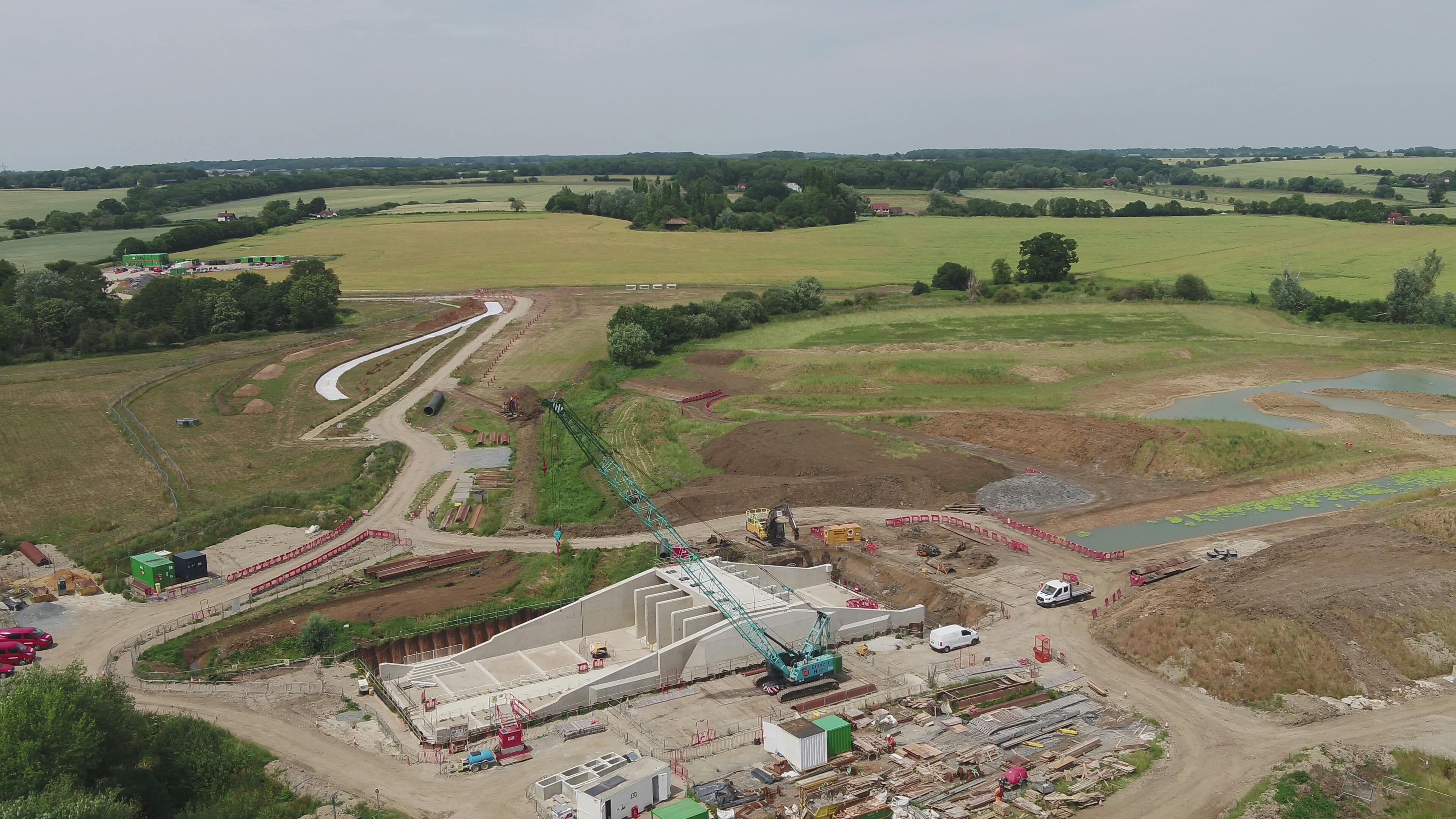 14. Aerial photo of Control Structure progress - 20.06.2025.JPG