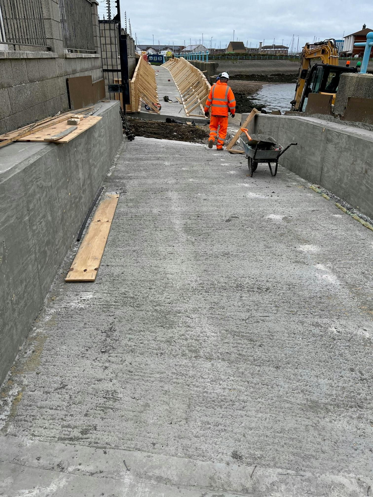 New Ramp and Wall