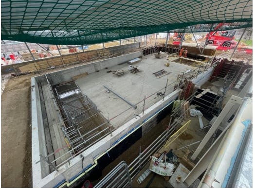 Eston Pool - Construction Progress (February 2025)