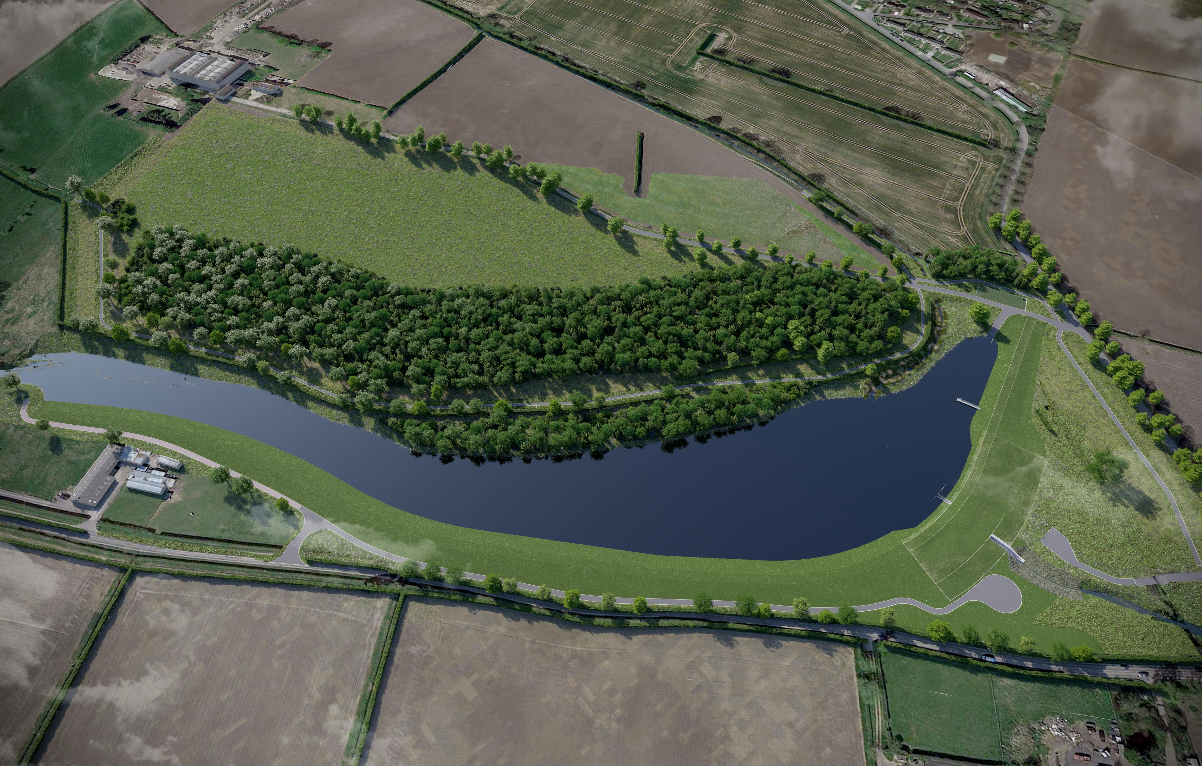 Project Visualisations | Lowdham Cocker Beck Flood Storage Reservoir ...