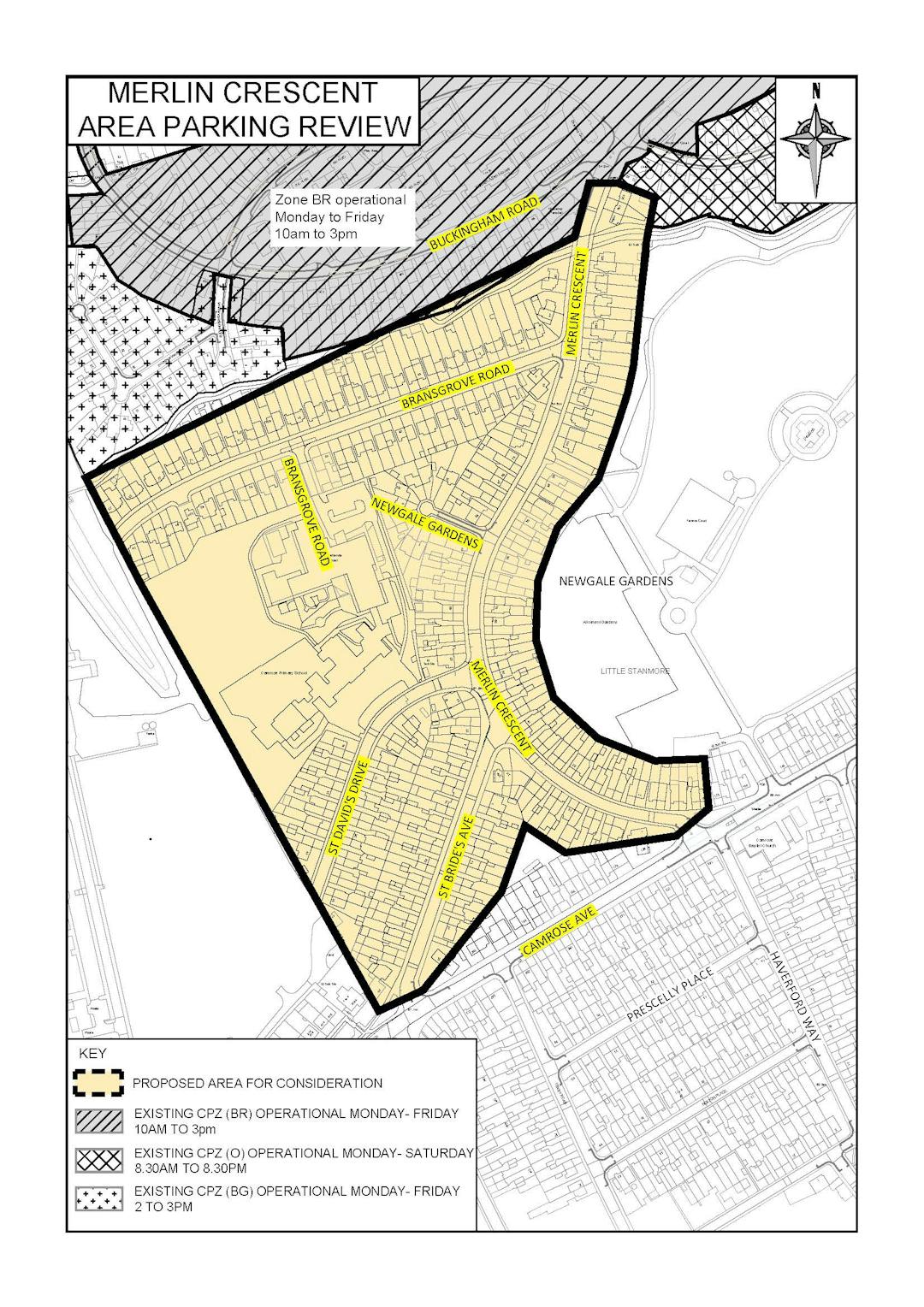 (CLOSED) Merlin Crescent area parking review MyHarrow Talk