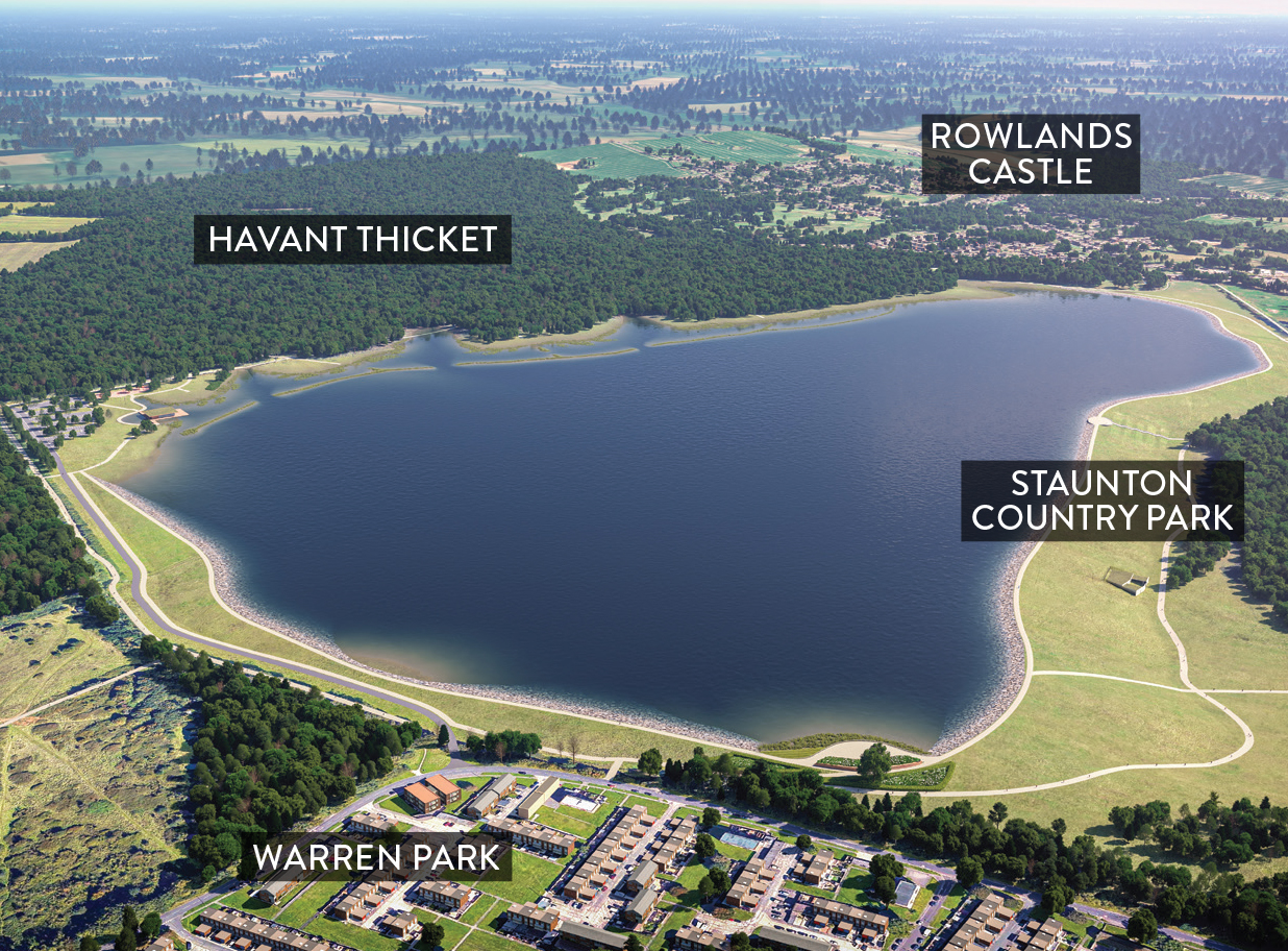 A view of how the reservoir could look once completed