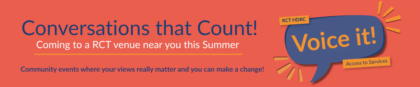 Conversations that Count! Coming to a RCT venue near you this summer