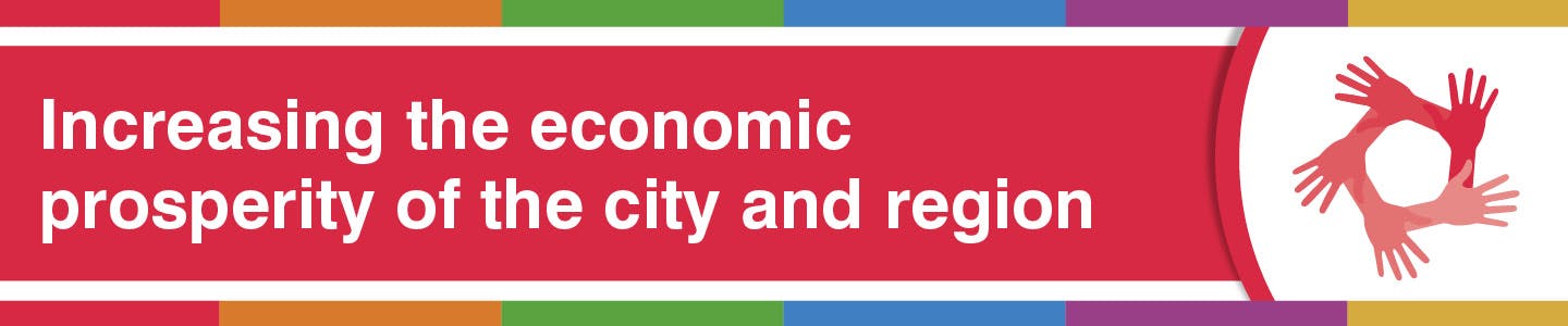 Improving the economic prosperity of the city and region