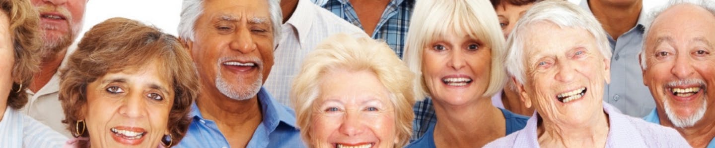 Photo of happy older people