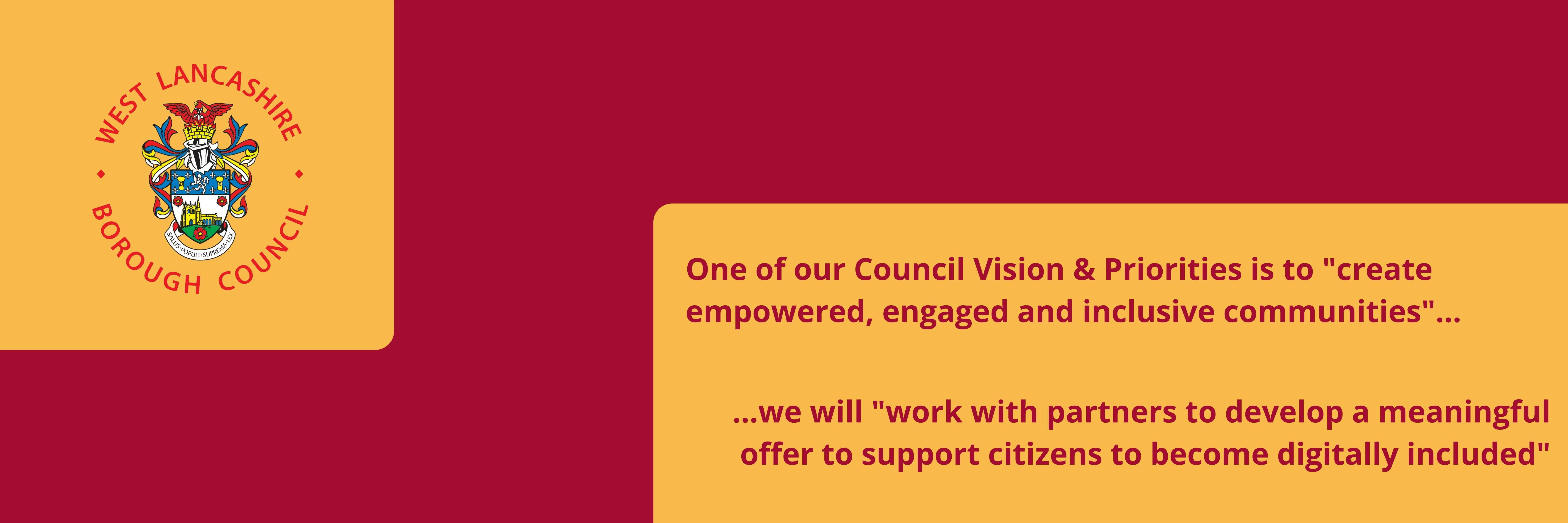 One of our Council Vision & Priorities is to "create empowered, engaged and inclusive communities"