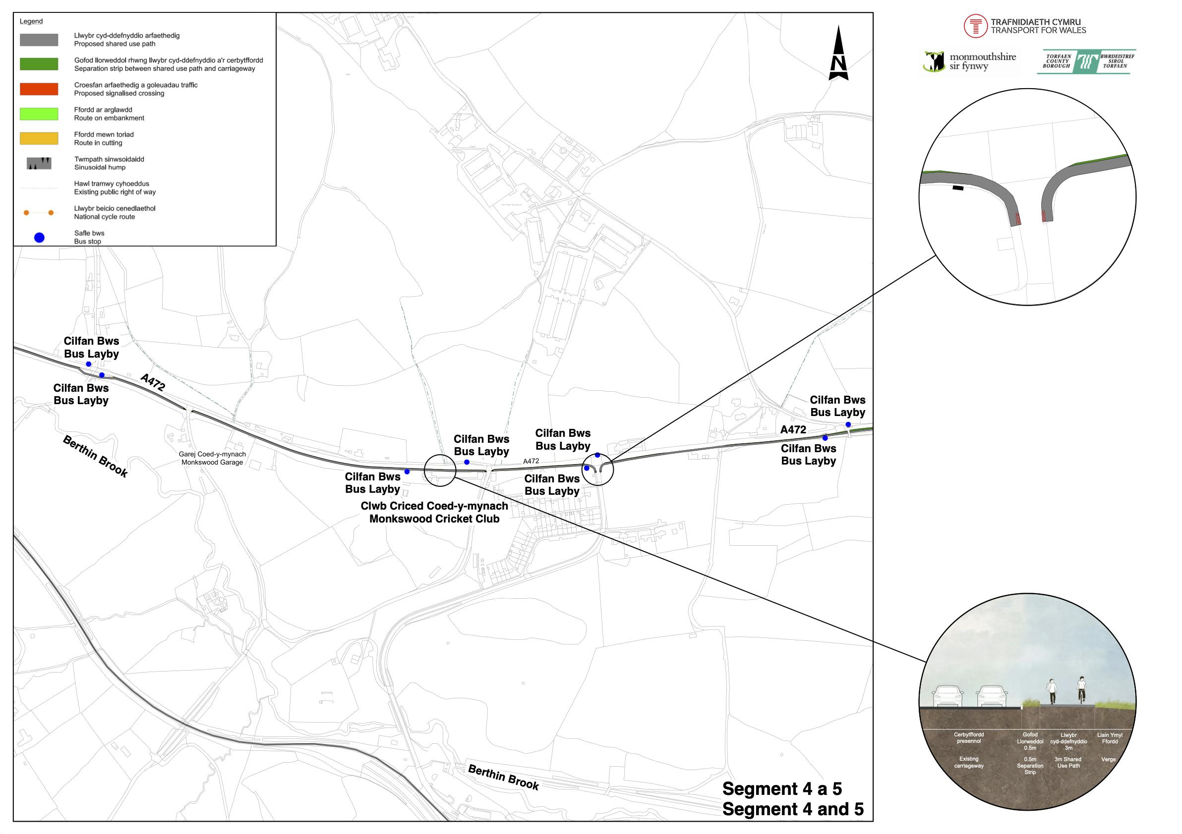 Route Segment 5 A472 Beaufort Crescent Junction – BAE Systems Junction.png