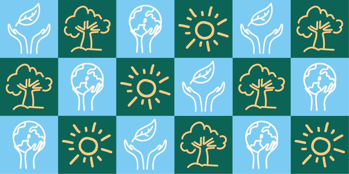 Icons related to climate action