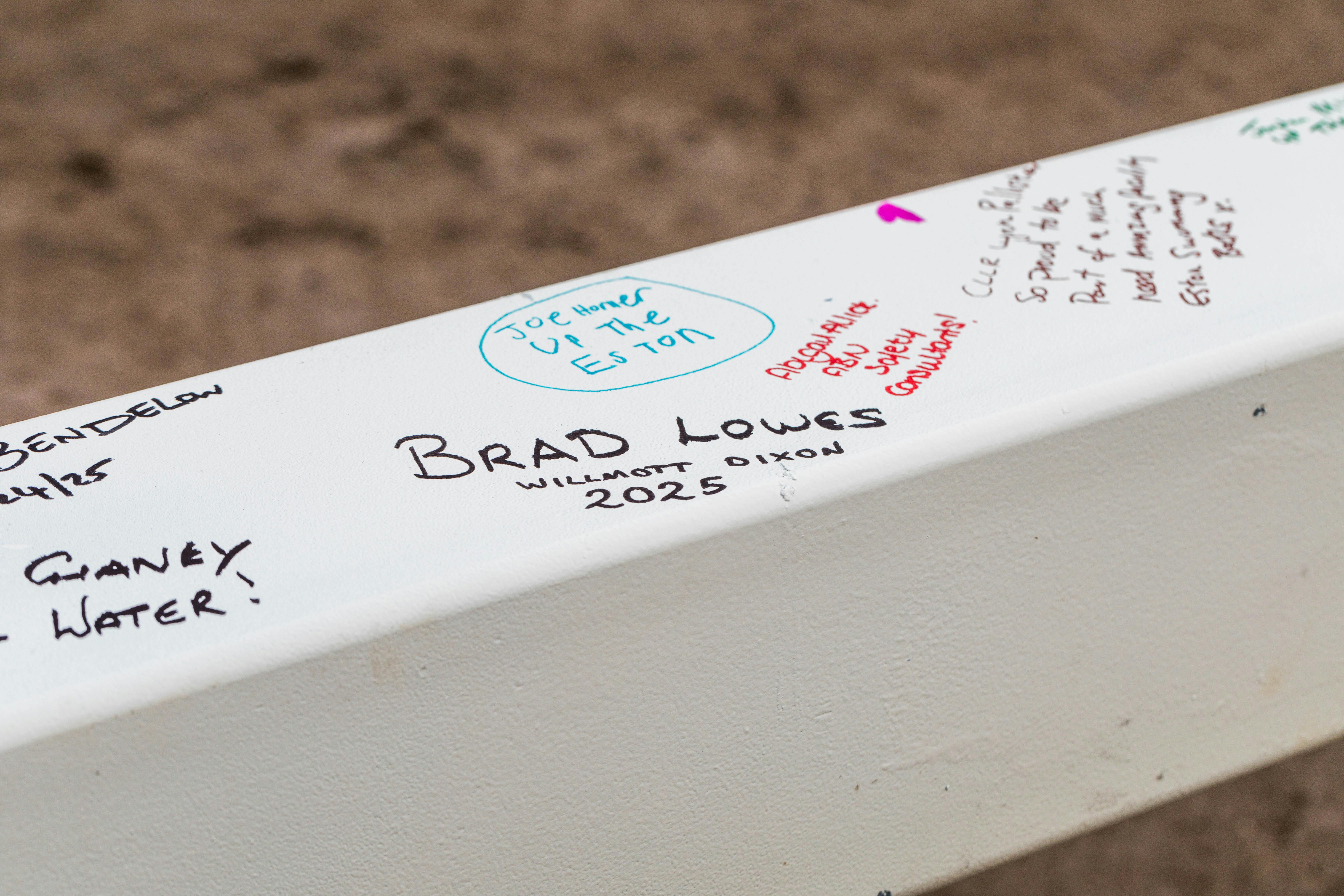 Eston Pool - Steel Beam Signing (22.1.25)