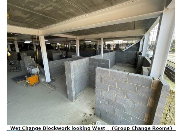 Wet Change Blockwork (looking west), June 2025