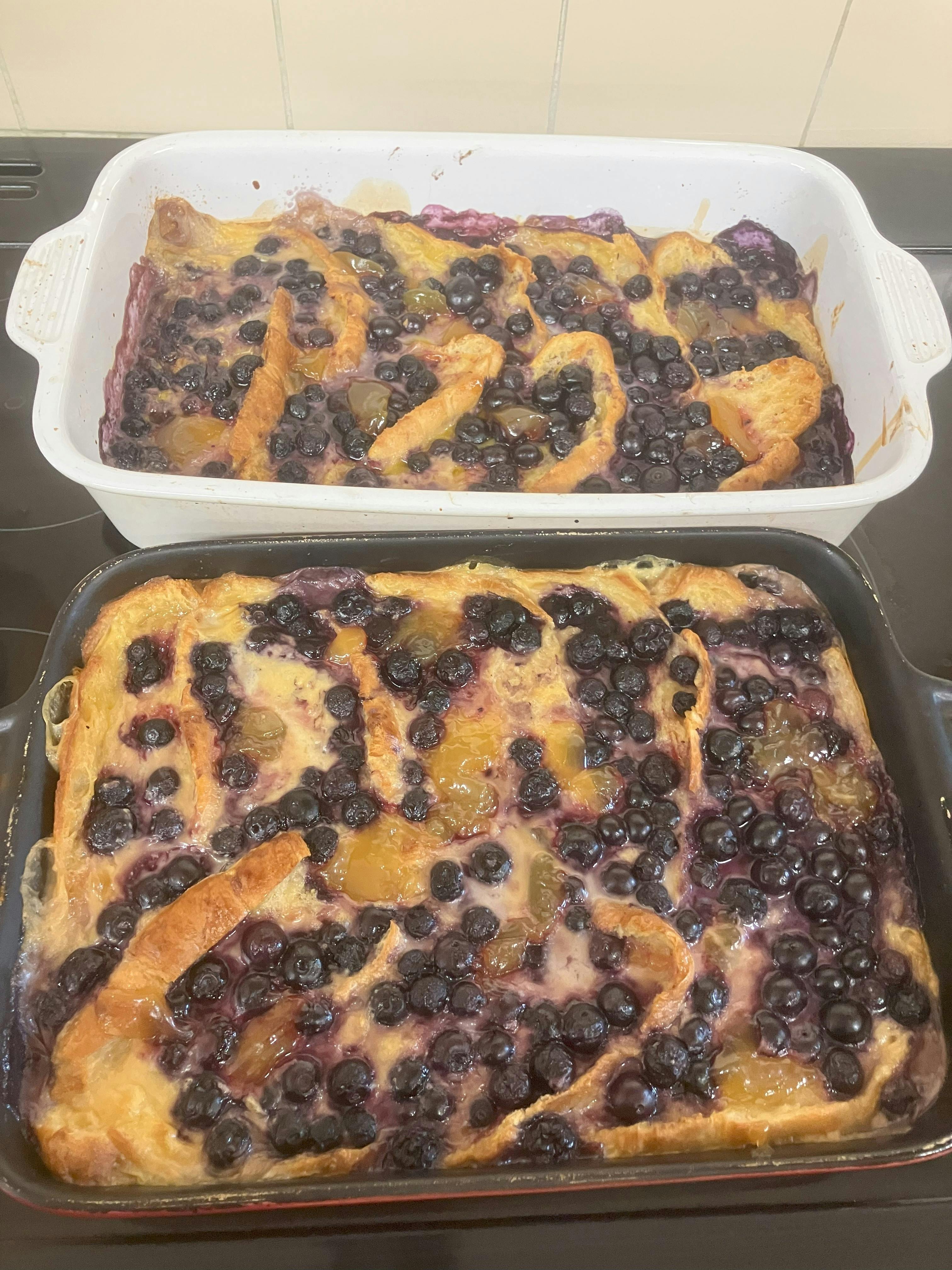 Blueberry & lemon Croissant bake 23.7.25