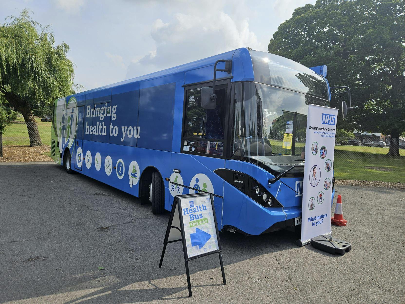 The Health Bus visits Ascot