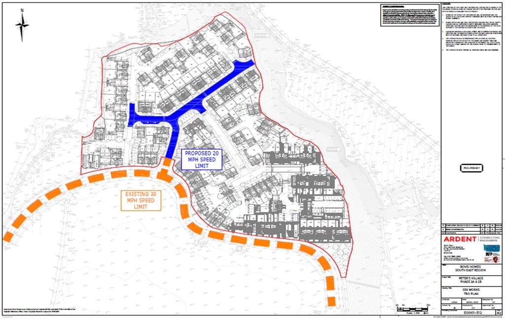 Site Plan - Chalkpit Road, Kiln Park Drive and Redbrick Road