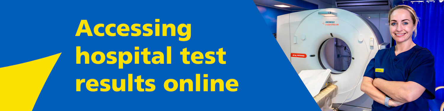 Accessing hospital test results online