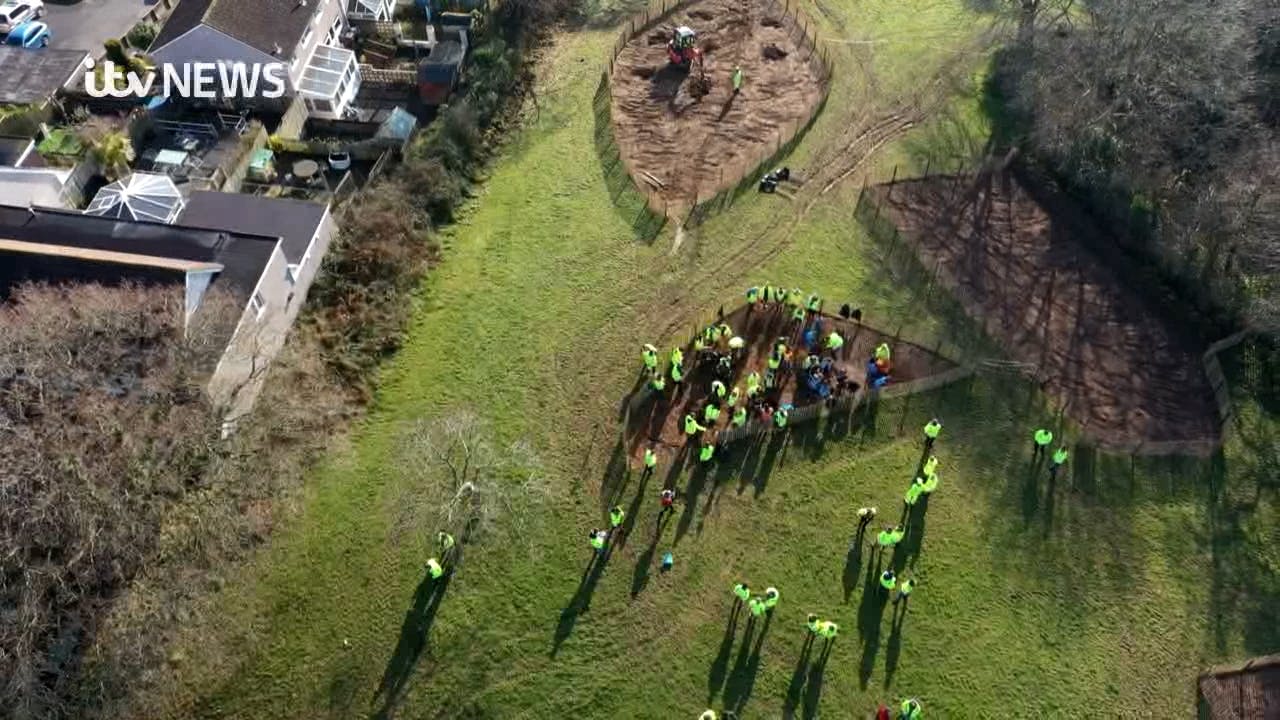 First Forest for Cornwall site in Saltash credit: ITV