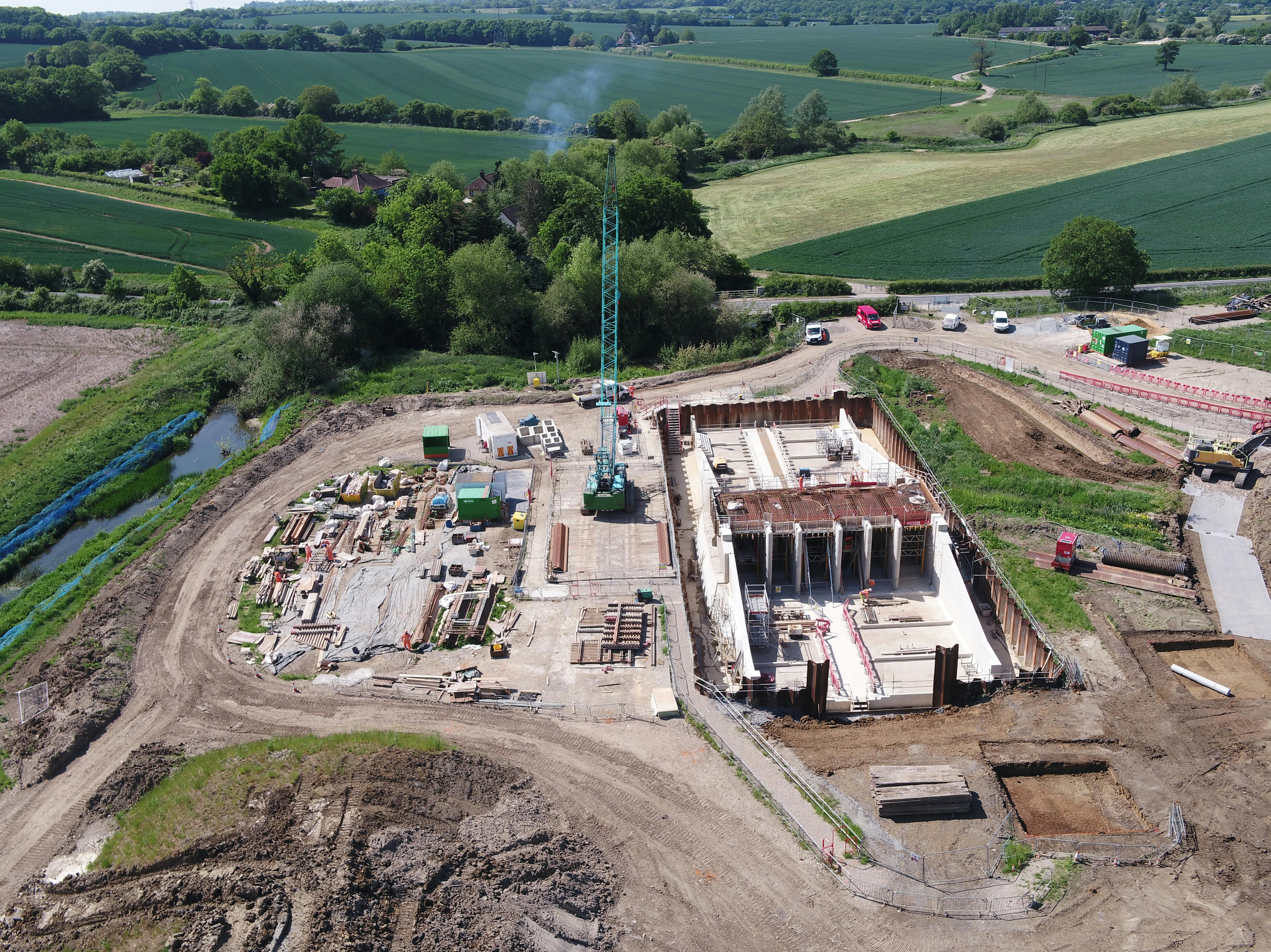 13. Aerial photo of Control Structure progress - 14.05.2025.JPG